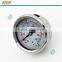 Stainless steel case liquid filled inclined tube manometer