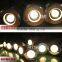 Factory price tempred glass round led recessed led step lights
