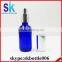 blue buston glass bottle 30ml with glass sharp dropper