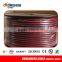 (CE,ROHS.ISO9001)50m,100m spool high quality transparent speaker cable,red/black speaker wire