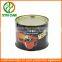 Coffee tin can with easy open lid and air walve