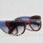 Retro Round Dark Brown Vintage Oversized Sunglasses Fashion Retro Eyewear