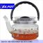 Morden big heat resistant glass kettle made in china