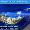 CARLIKE Metallic Glossy Foil Chrome Light Blue Auto Wrap Vinyl