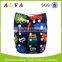 Alva 2016 Monster Pattern of High Quality Cheap Baby Cloth Diapers Wholesale
