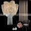 Silver Aluminum Chandelier Modern Crystal for Restaurants MD2608