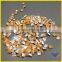 AAA grade hot selling artificial square shae point back gold bottom crystal stone for wedding decoration