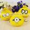 High quality cute Minions design silicne rubber coin sorter wallet for teens