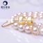 bridal jewelry akoya white pearl drop earrings 8-9mm with 18k gold accessory
