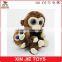 red plush orangutan toy good quality stuffed orangutan toy hot selling big eyes soft forest animal toy