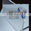 Clear Acrylic photo frame/tabletop picture frame with advertising screw