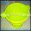 Durable Colorful Fancy Silicone Collapsible Bowl