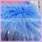 long pile faux lurex craft fur fabric