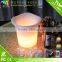 customized portable led ice cooler, acrylic wine cooler bucket