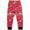 (B5779)kids Wholesale Winter Clothes Baby Boy Long Pants Red Children Wear High Quality New Design 100%cotton
