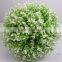 hot selling artificial topiary hanging grass ball for garden ornaments