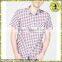 China OEM Check Shirt Supplier/Tall Fitted Modern Men's Check Shirt