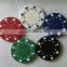 11.5g cosmetics Casino poker chip flowers numbered board game cheap poker chips