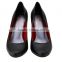 2016 spring summer High Heel tiny square shape ladies breatheable PU lining comfortable black sheep skin classic pump shoes