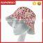 A-1327 fashion floral printing sun visor hat lady printed flower bucket hats women boho print bucket hat
