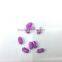 5*10mm navette marquise acrylic rhinestone claw setting bangles nail gems silver sew on DIY garment chain trim craft purple