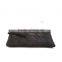 latest stylish design casual rhombic texture PU leather women black small crossbody bag