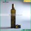 500ml 750ml round glass oil vinegar bottle with lid