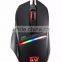 New Design Full Color RGB LED Illumination Black Optical Gaming Mouse