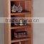 Modern design 5-layer wood MDF bookcase