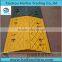500*320*40mm rubber speed bump used in Intersection/durable reflective speed bump for Crossroads/protable speed hump