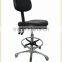 Laboratory ESD Vinyl Leather Chairs for Cleanroom Use
