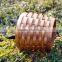 Small woodchip tightly woven outdoors fruit container basket