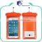 Wholesale colorful pvc waterproof pouch for cell phone