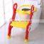 Non-slip kids ladder toilet seat/children potty trainer toilet/Portable kids toilet