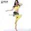 Wuchieal Women Belly Dance Costumes for Practice, Top and Pants Set
