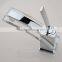 new design square chrome gold single handle basin faucet 0776