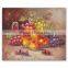 2016 best seller of still life painting on canvas heavy pallet