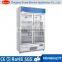 Two doors vertical beverage display exhibitor for commercial use