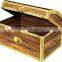 hot selling retro design storage suitcases for jewelry with lock