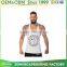 Custom Design Printing Plain Spandex Cotton Sport Gym Y Back Tank Top Men