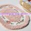 bath mats/colorful bath mats with one piece,two pieces,three pieces/microfibre roses bath mat