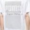 China New Design Digital Priting Polyester Custom Men's White stylish blank t-shirt