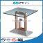 high quality glass furniture stainless steel side table