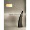 2017 hotel decorative vintage reading light floor lamp with linen shade good for inn decor high end large floor lamp