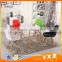 Colorful Home Furniture Dining Room Chair PU And Wood Chair