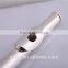 Musical instrument 17 open holes silver plated flute with Split E mechanism offset-G keys and B foot