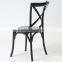 Wooden Rattan Cross Back Chair Modern Furniture X Back Chair