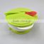 Wholesale High Quality Baby Silicone Feeding Suction Bowl Set with Spoon for Kids
