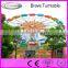 Factory Product Thrill Amusement Park Freak Out Rides Brave Turntable for Sale With High Quality