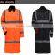 Hot Sale High Visibility Raincoat Clothing Reversible Wear Silver Refletive Tape